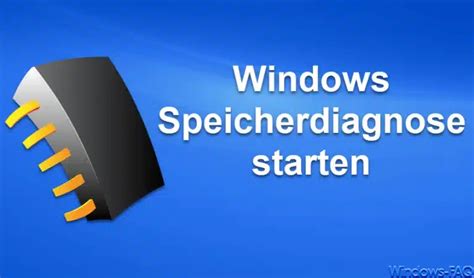 mdsched|speicherdiagnose windows 10.